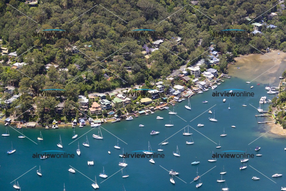 Aerial Image of Browns Bay, Church Point NSW