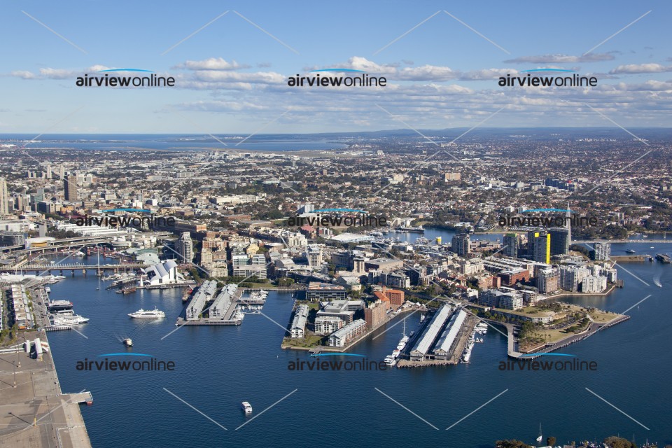 Aerial Image of Pyrmont Wide Shot
