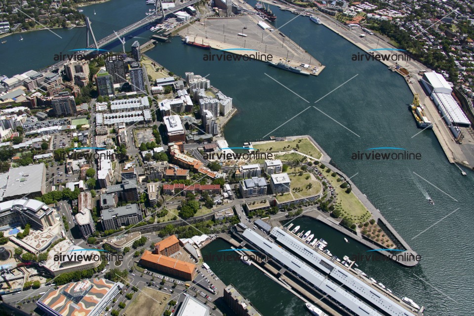 Aerial Image of Pyrmont Point