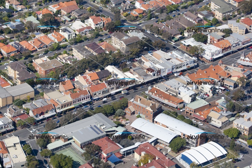 Aerial Image of Mosman Shops