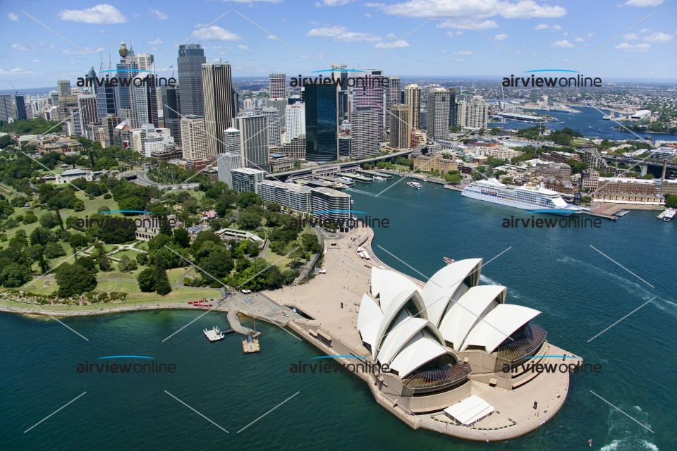 Aerial Image of Sydney Postcard