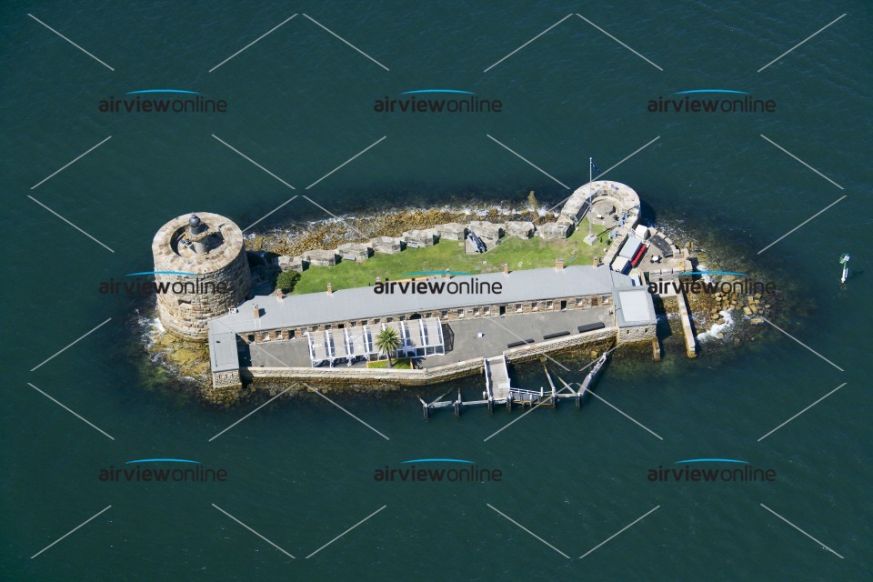 Aerial Image of Fort Denison, Sydney Harbour