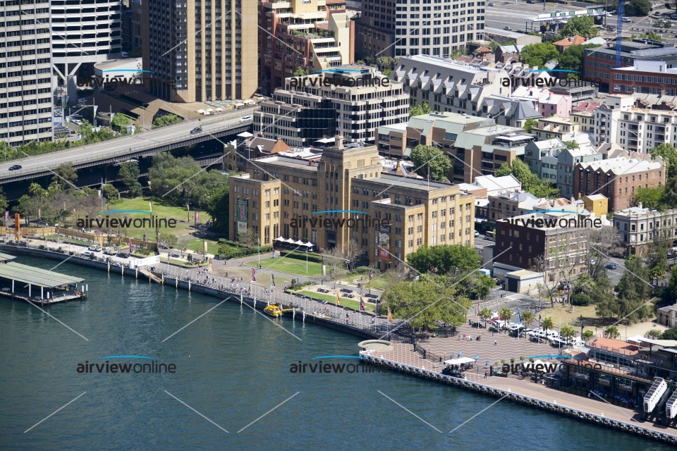 Aerial Image of Museum of Contemporary Art Sydney