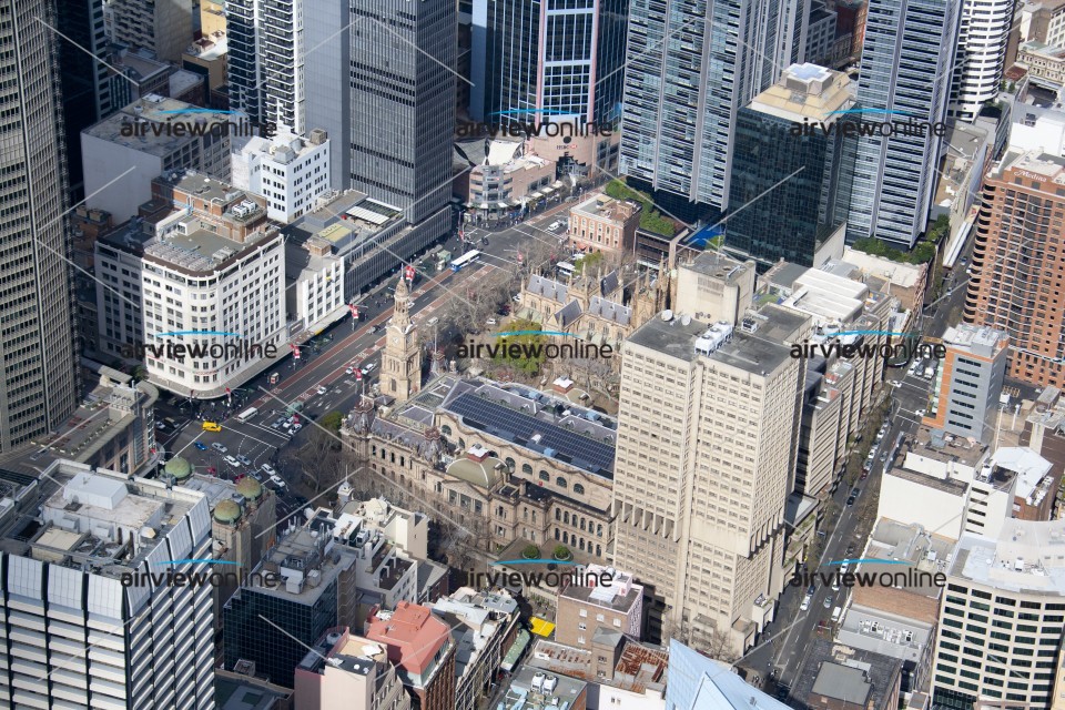 Aerial Image of Town Hall City Block, Sydney