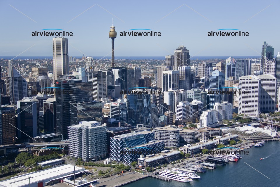 Aerial Image of King Street Wharf, Darling Harbour