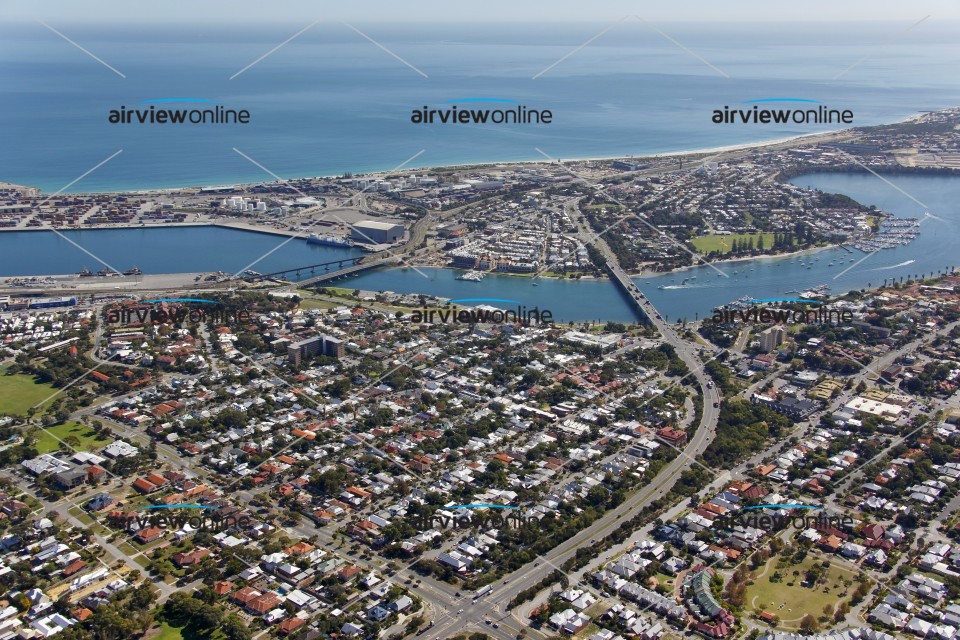 Aerial Image of Fremantle Harbour