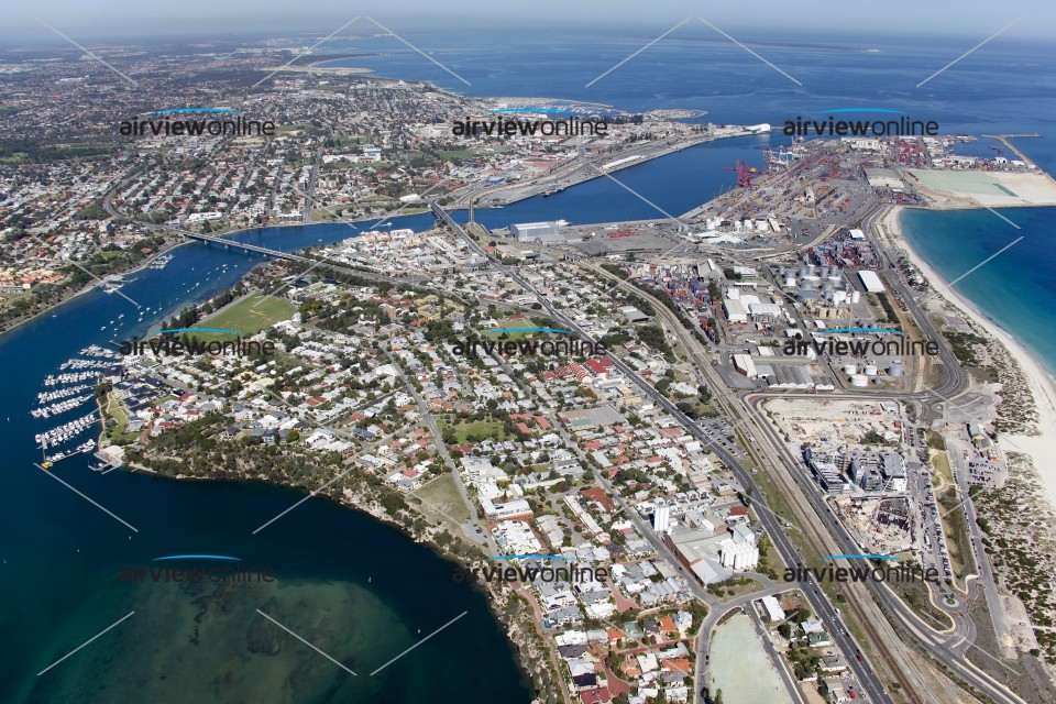 Aerial Image of North Fremantle and Crawley