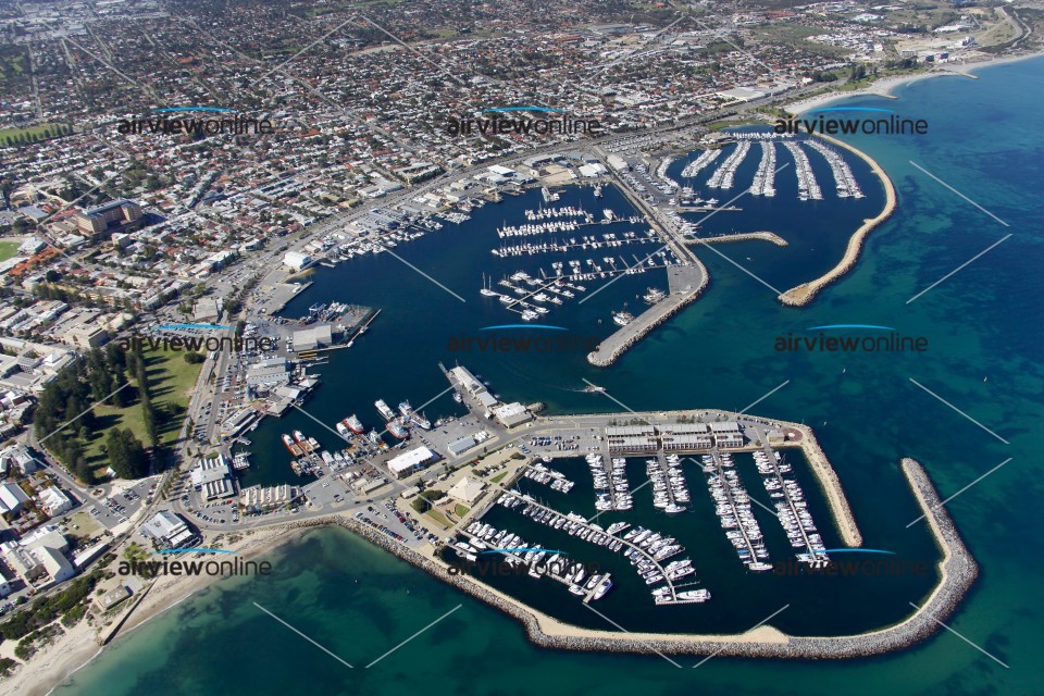 Aerial Image of Fremantle Marinas