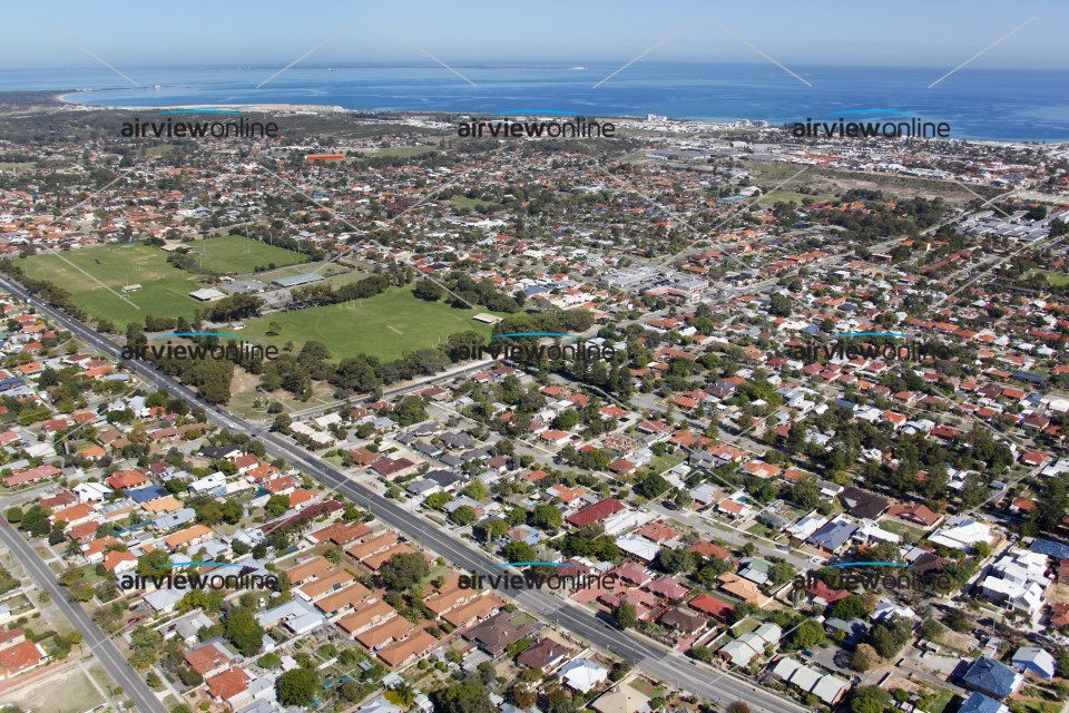 Aerial Image of Hilton Park to the Coast