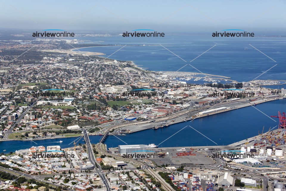 Aerial Image of Fremantle Looking South