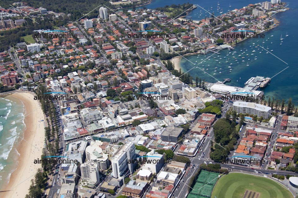 Aerial Image of Manly CBD