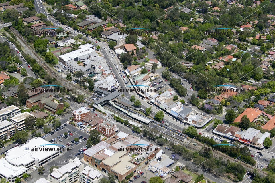 Aerial Image of Lindfield Shopping Centre