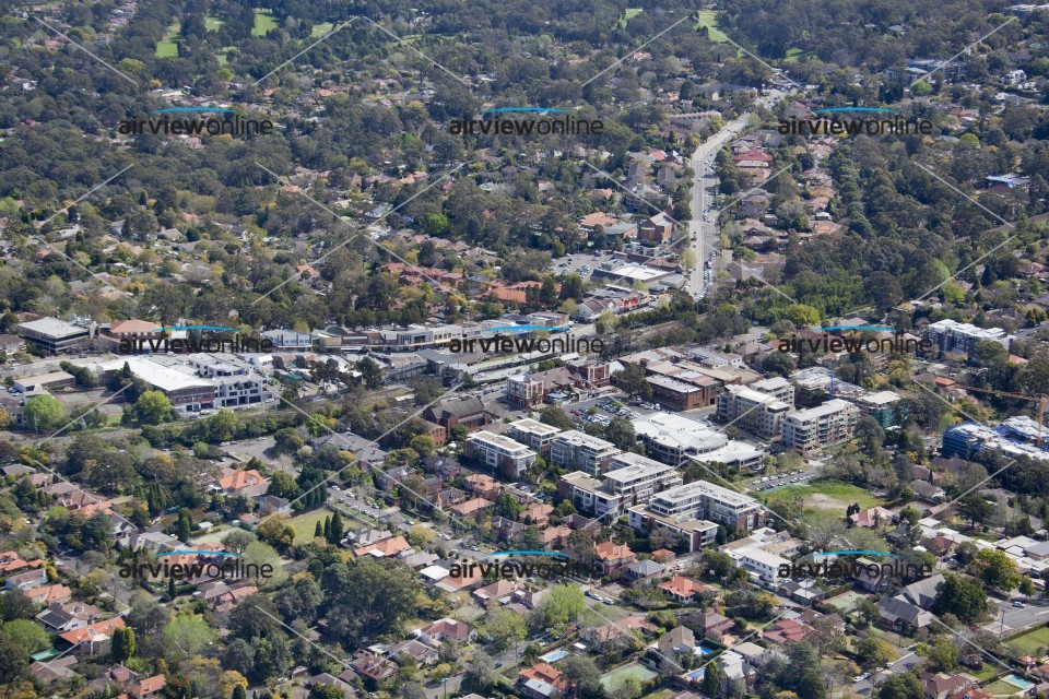 Aerial Image of Lindfield Shopping Centre