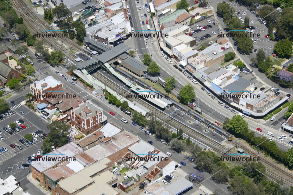Aerial Image of Lindfield Station Close Up