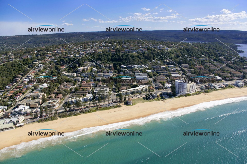 Aerial Image of Collaroy beach looking West