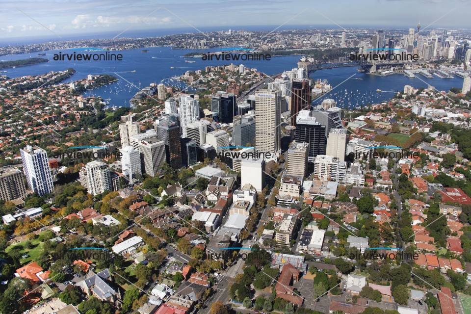 Aerial Image of North Sydney , Sydney Harbour