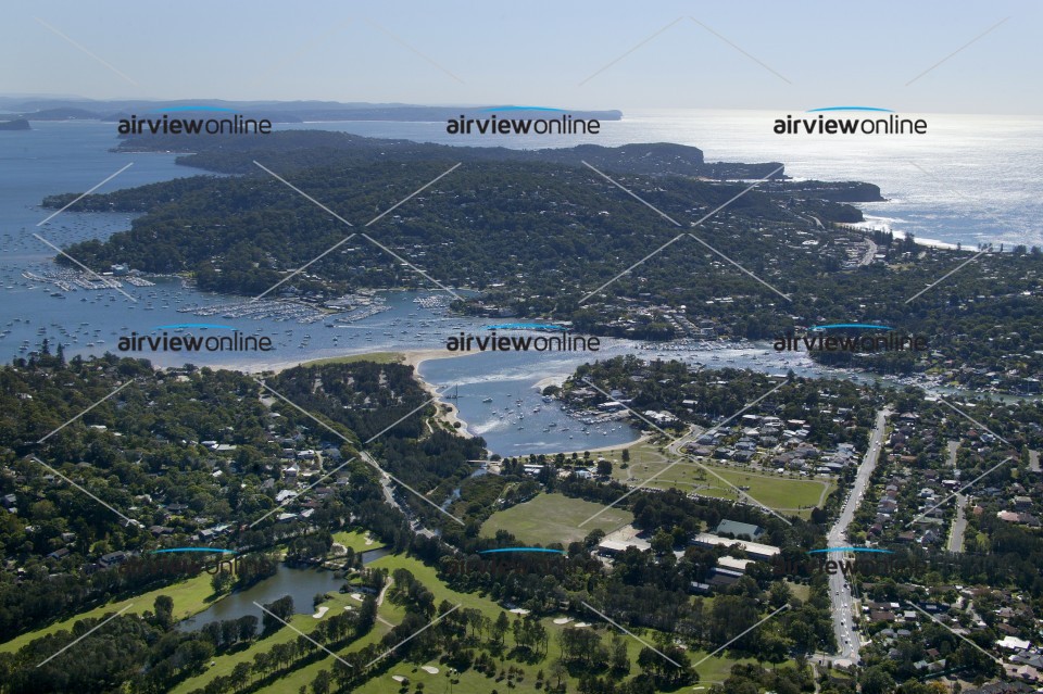 Aerial Image of Pittwater to Palm Beach