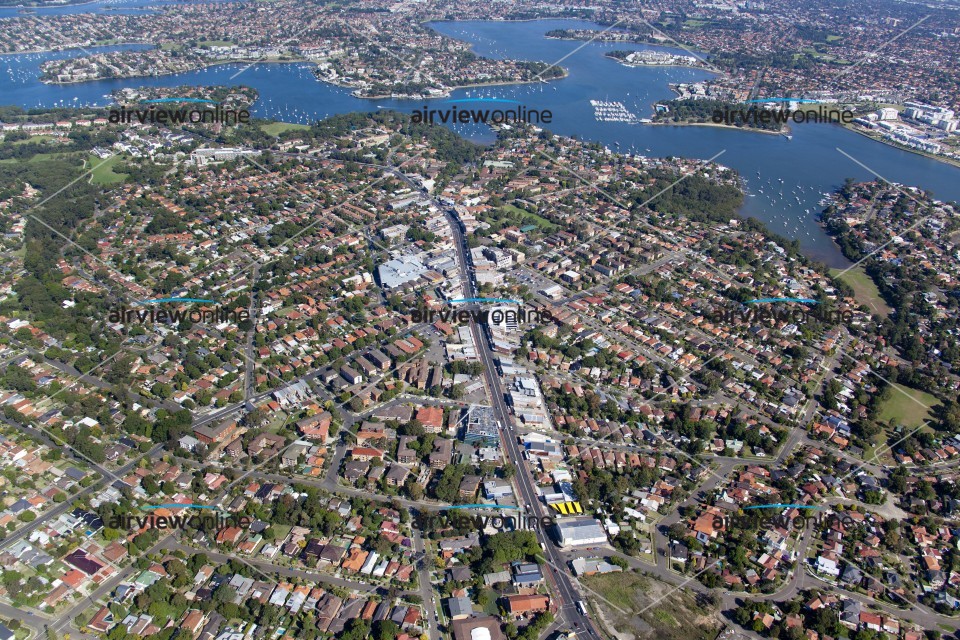 Aerial Image of Gladesville Shopping Centre
