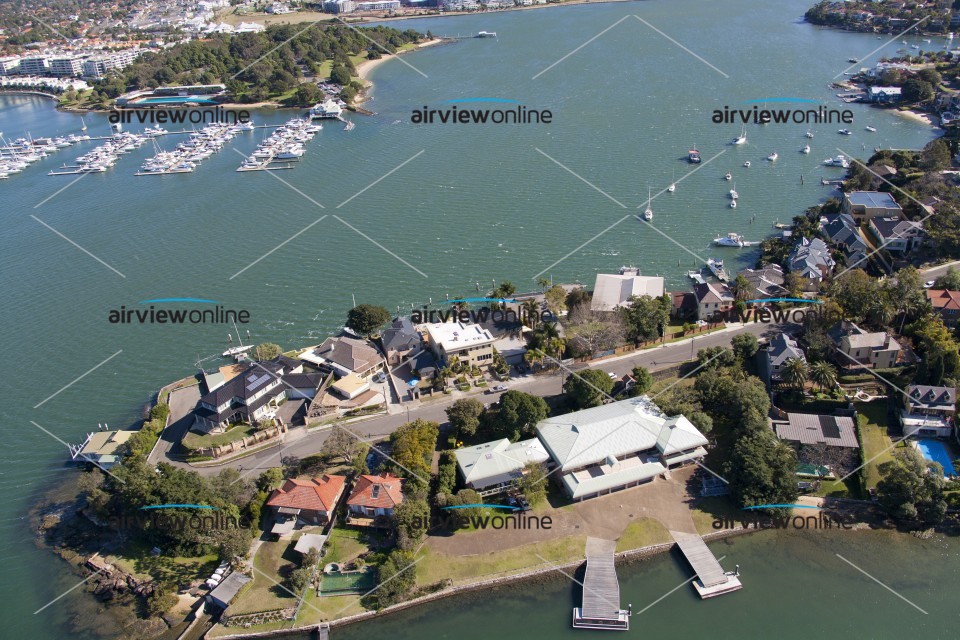 Aerial Image of Wharf Road, Gladesville