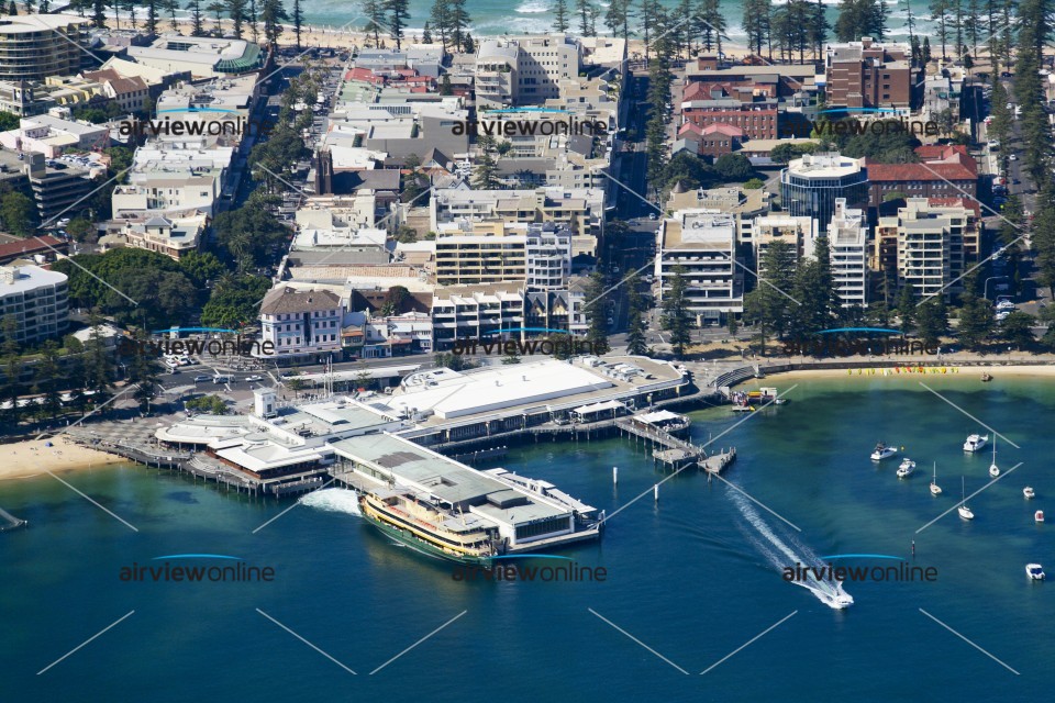 Aerial Image of Manly Harbourside