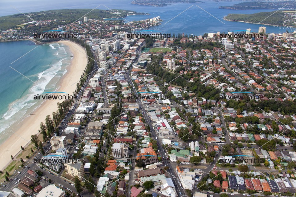 Aerial Image of Manly from Queenscliff