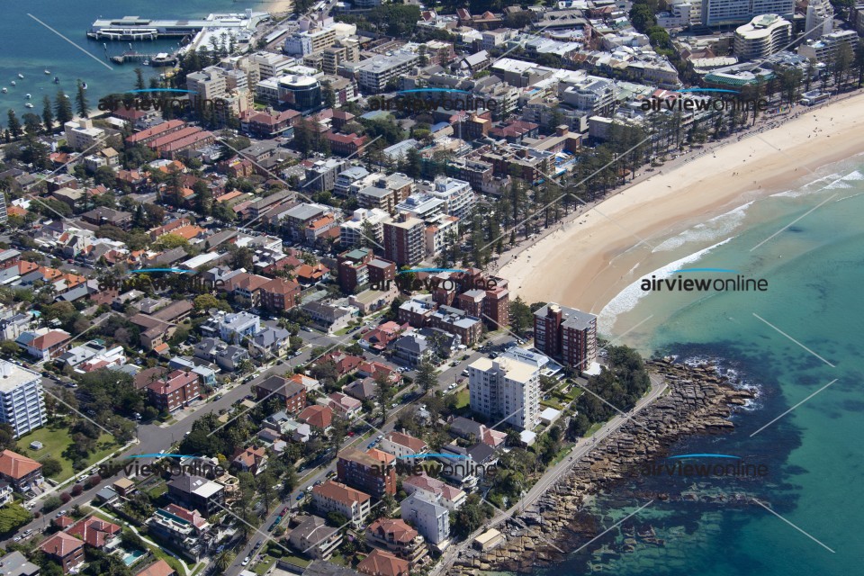 Aerial Image of Bower Street to Manly