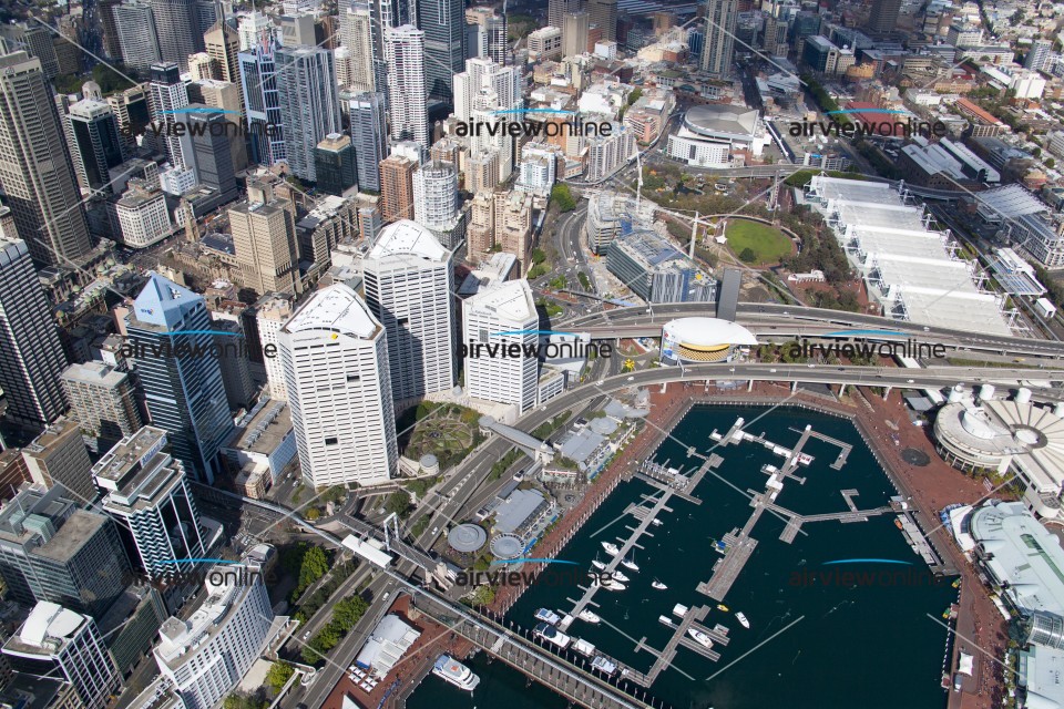 Aerial Image of Darling Harbour Area