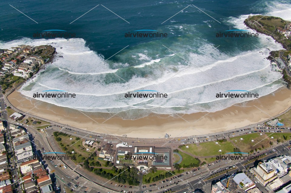 Aerial Image of Bondi\'s Famous Beach