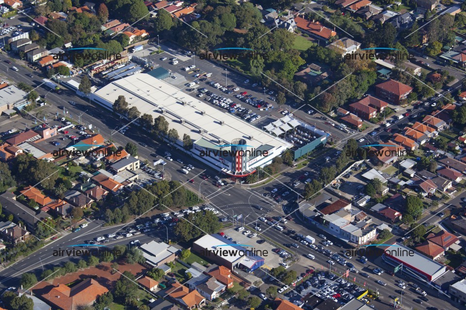 Aerial Image of Ashfield Intersection