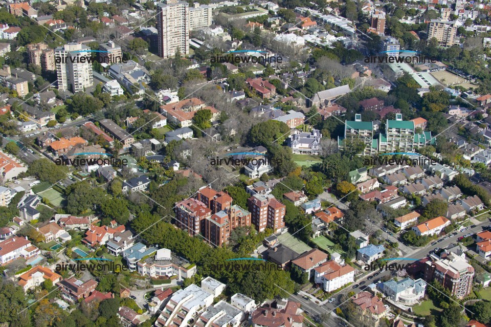 Aerial Image of Bellevue Hill Detail