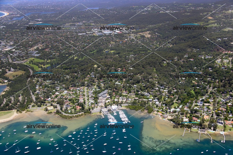 Aerial Image of Bayview Back To Mona Vale