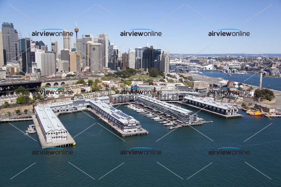 Aerial Image of Walsh Bay Wharves