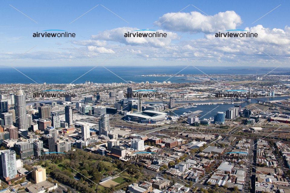 Aerial Image of Melbourne Docklands