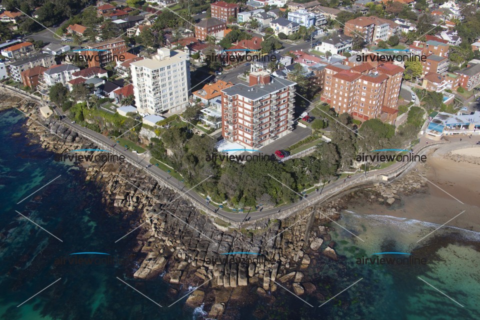 Aerial Image of Marine Parade, Manly
