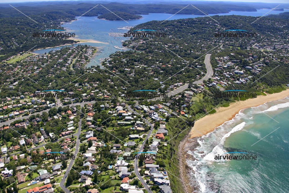 Aerial Image of Mona Vale to Pittwater