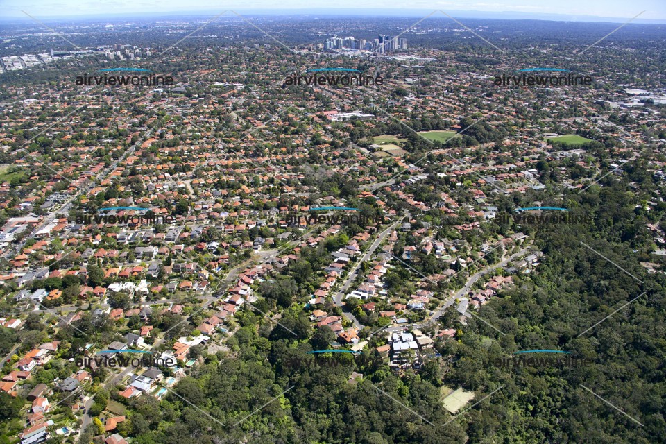 Aerial Image of Castlecrag and Willoughby
