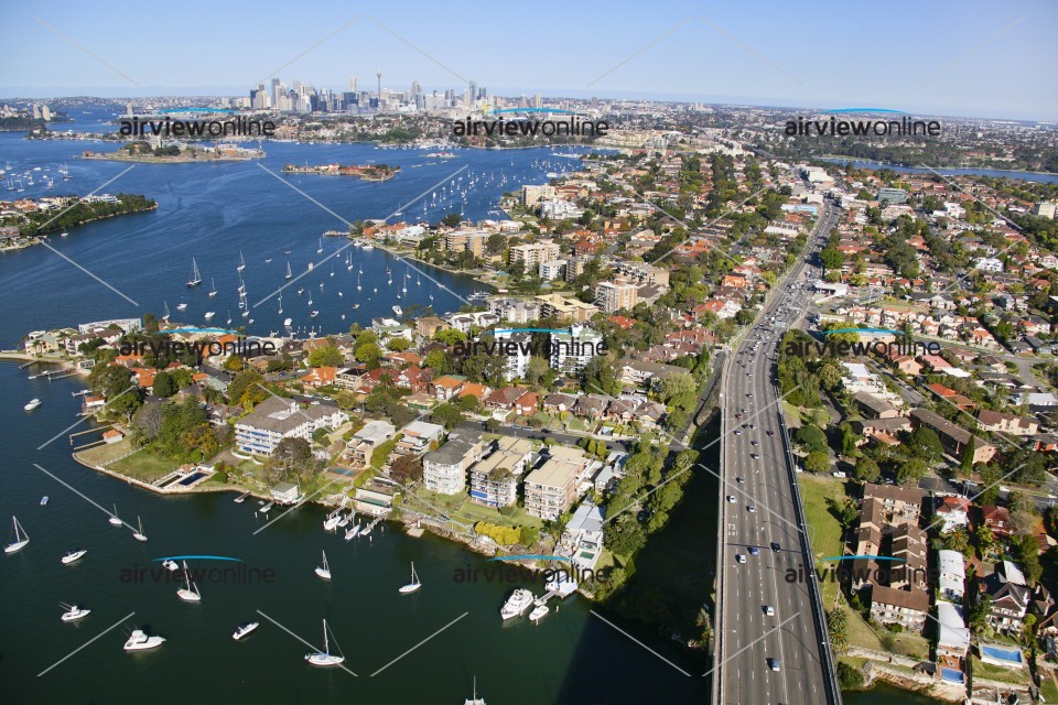 Aerial Image of Drummoyne to Sydney