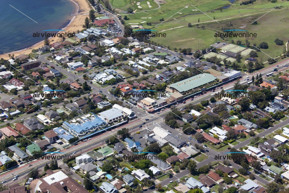 Aerial Image of Collaroy Basin and Long Reef Shops