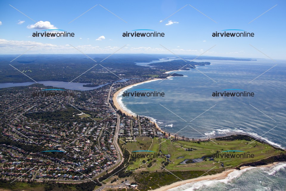 Aerial Image of Long Reef looking North