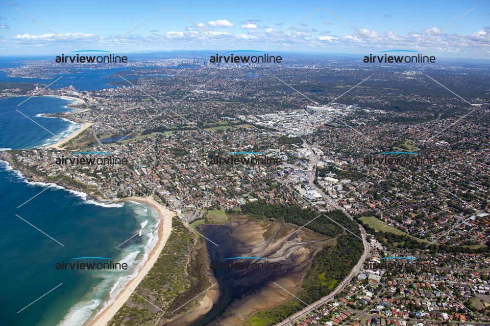 Aerial Image of Dee Why looking South