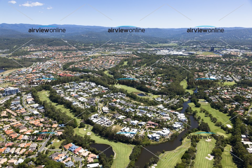 Aerial Photography Robina Woods Golf Course Airview Online