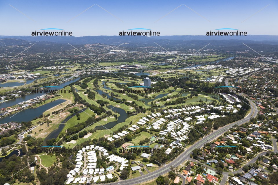 Aerial Photography Royal Pines Resort Golf Course Airview Online