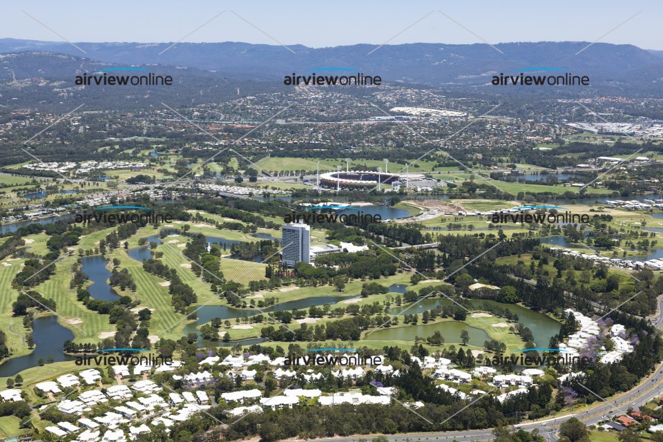 Aerial Photography Royal Pines Resort Golf Course Airview Online