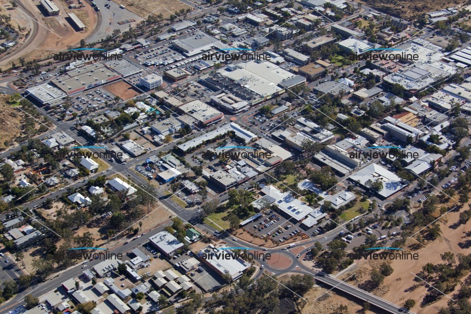 Aerial Photography Alice City Centre - Airview Online