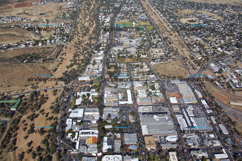 Aerial Photography Alice City Centre - Airview Online