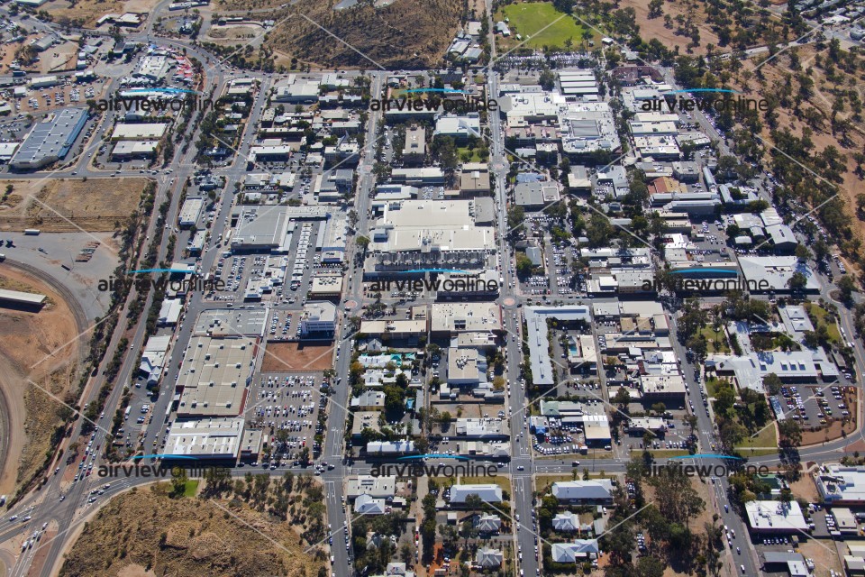 Aerial Photography Alice City Centre - Airview Online