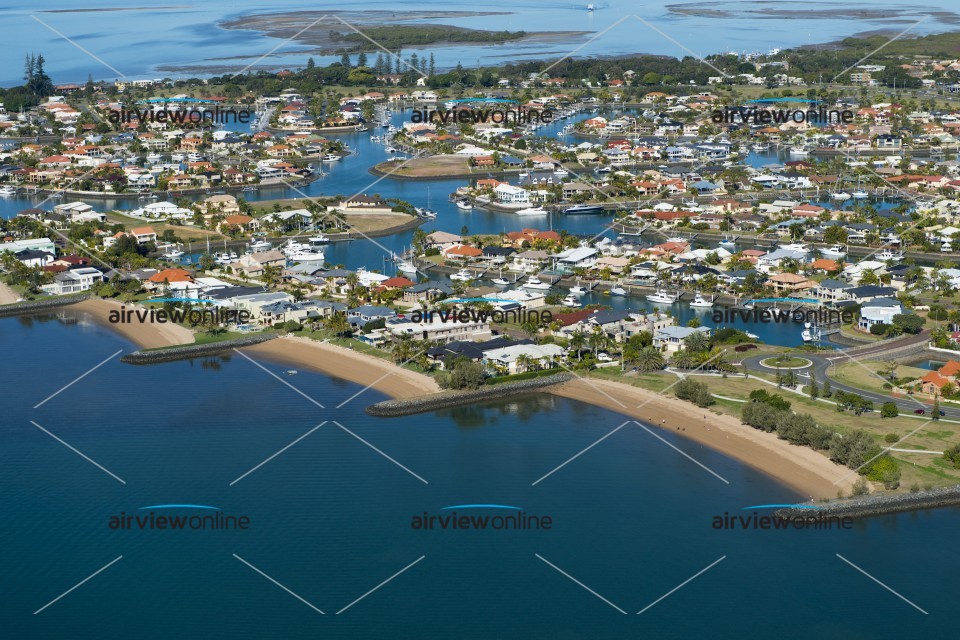 Aerial Photography Seacrest Court Raby Bay Airview Online