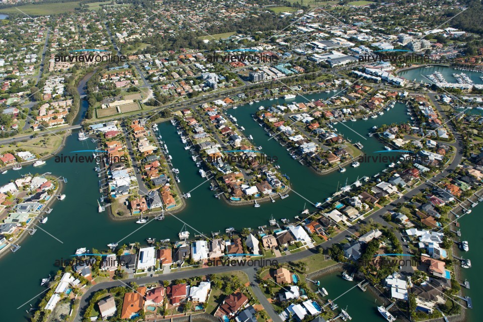 Aerial Photography Bollard Court Raby Bay Airview Online