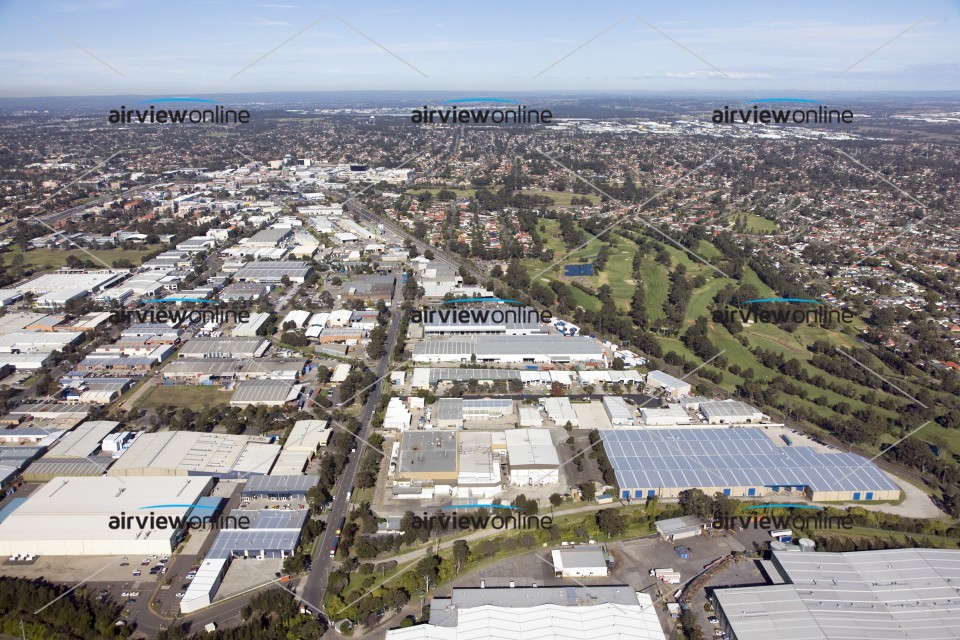 Aerial Photography Blacktown Industrial Area Airview Online