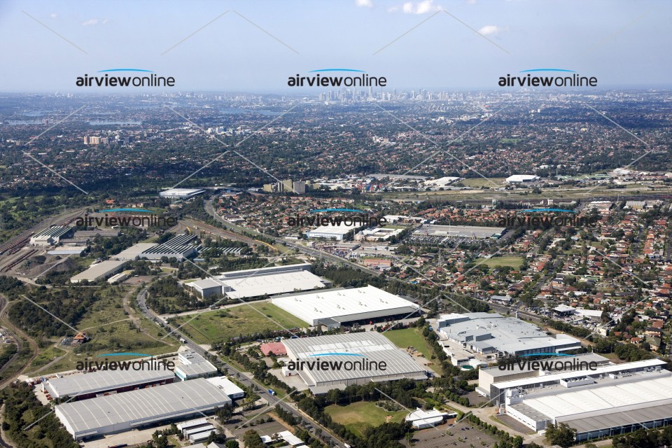 Aerial Photography Chullora Industrial Area Airview Online